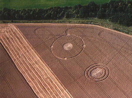 The 1988 'Celtic Cross' at Charity Down, near Andover, Hampshire. 